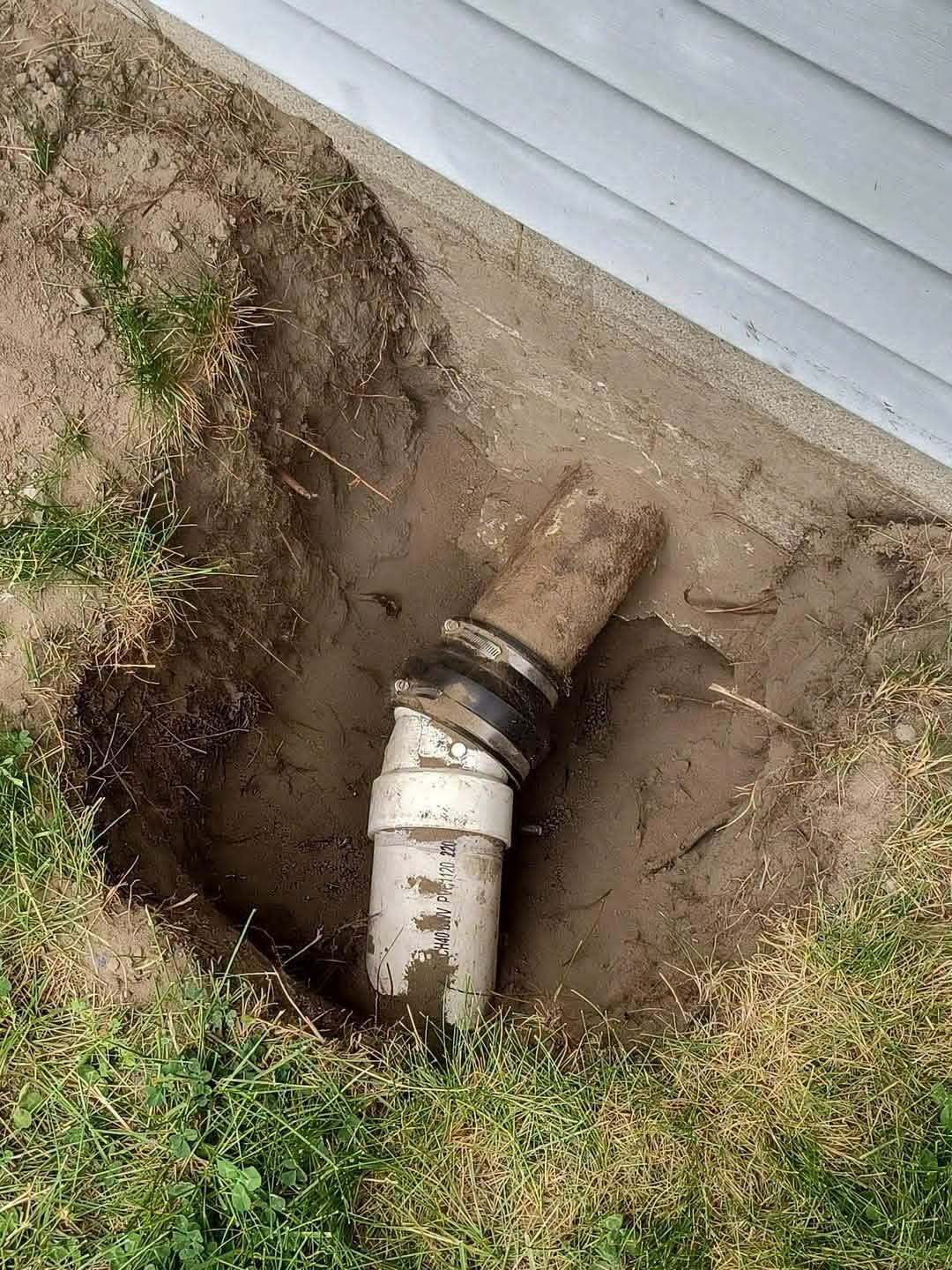 After sewer line pipe repair in Palm Coast FL