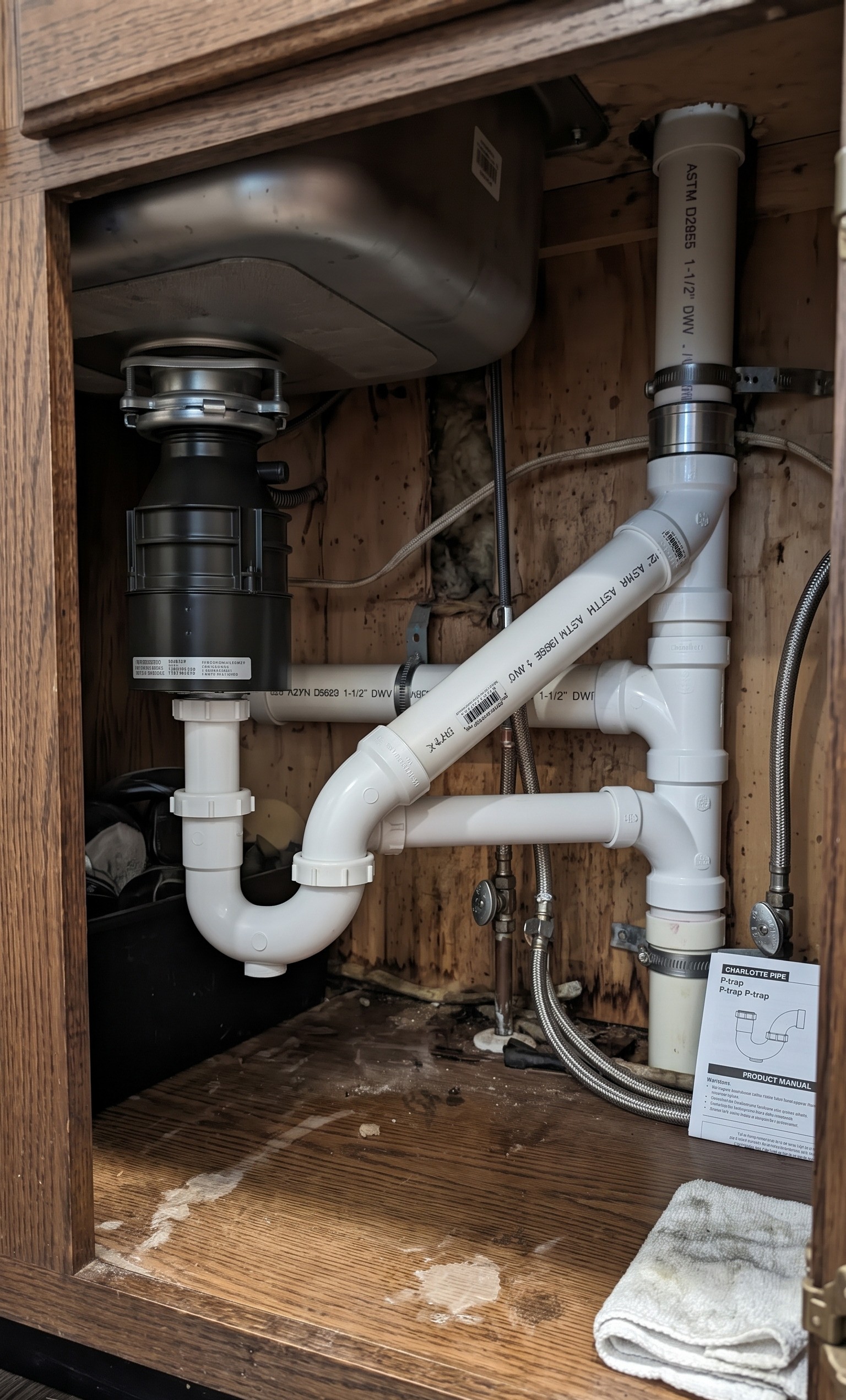 After kitchen sink drain and garbage disposal plumbing repair in Palm Coast FL